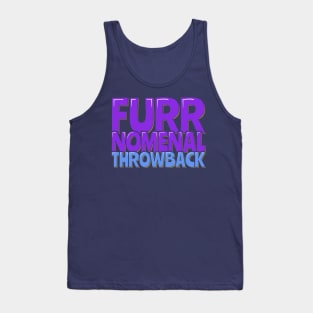 Cat Lovers Vintage Furr-nomenal Throwback Tank Top